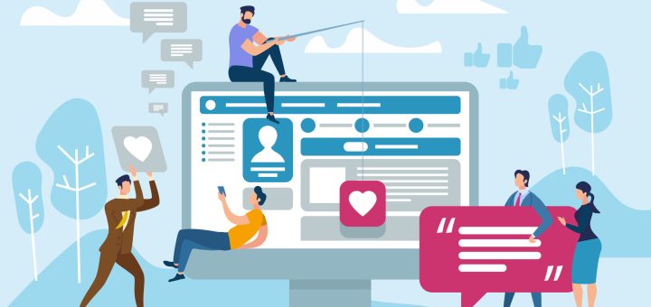 Young People Using Mobile Smartphone for Texting